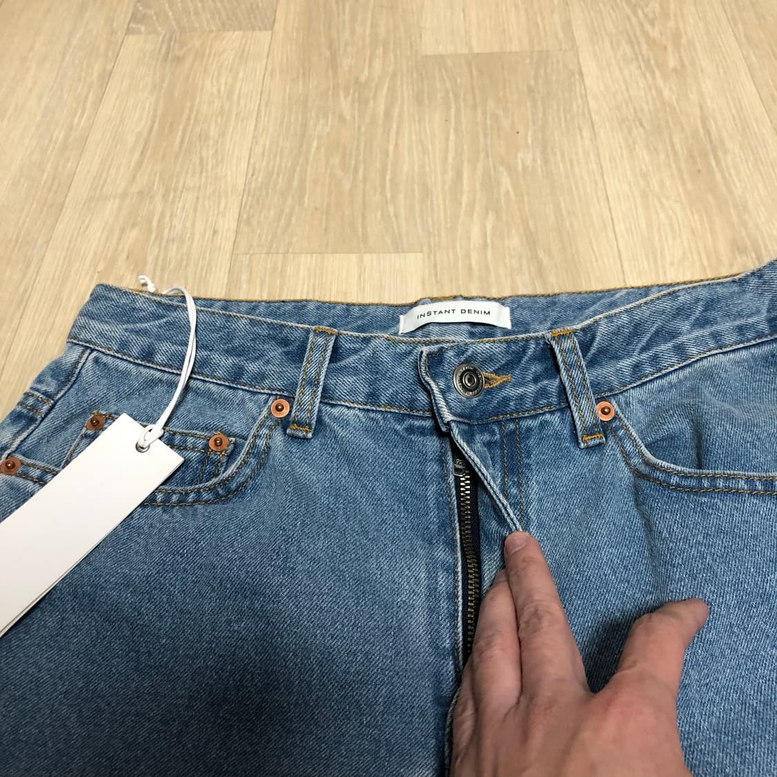 (30) 새상품 브랜디드 1976 BREEZY 레귤러 스트레이드핏 데님 상품이미지6