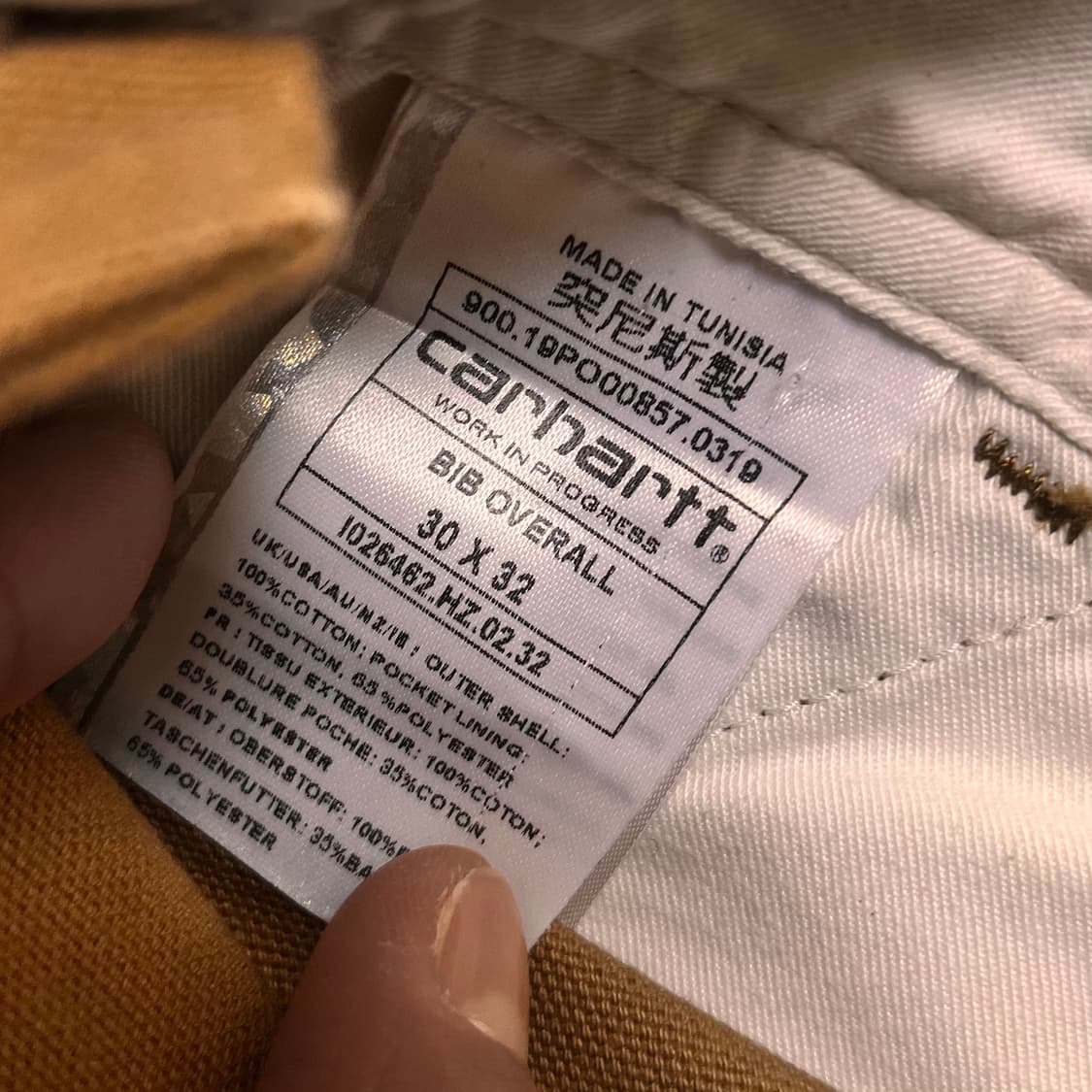 칼하트 오버롤즈 커버올 30 / 32 상품이미지5