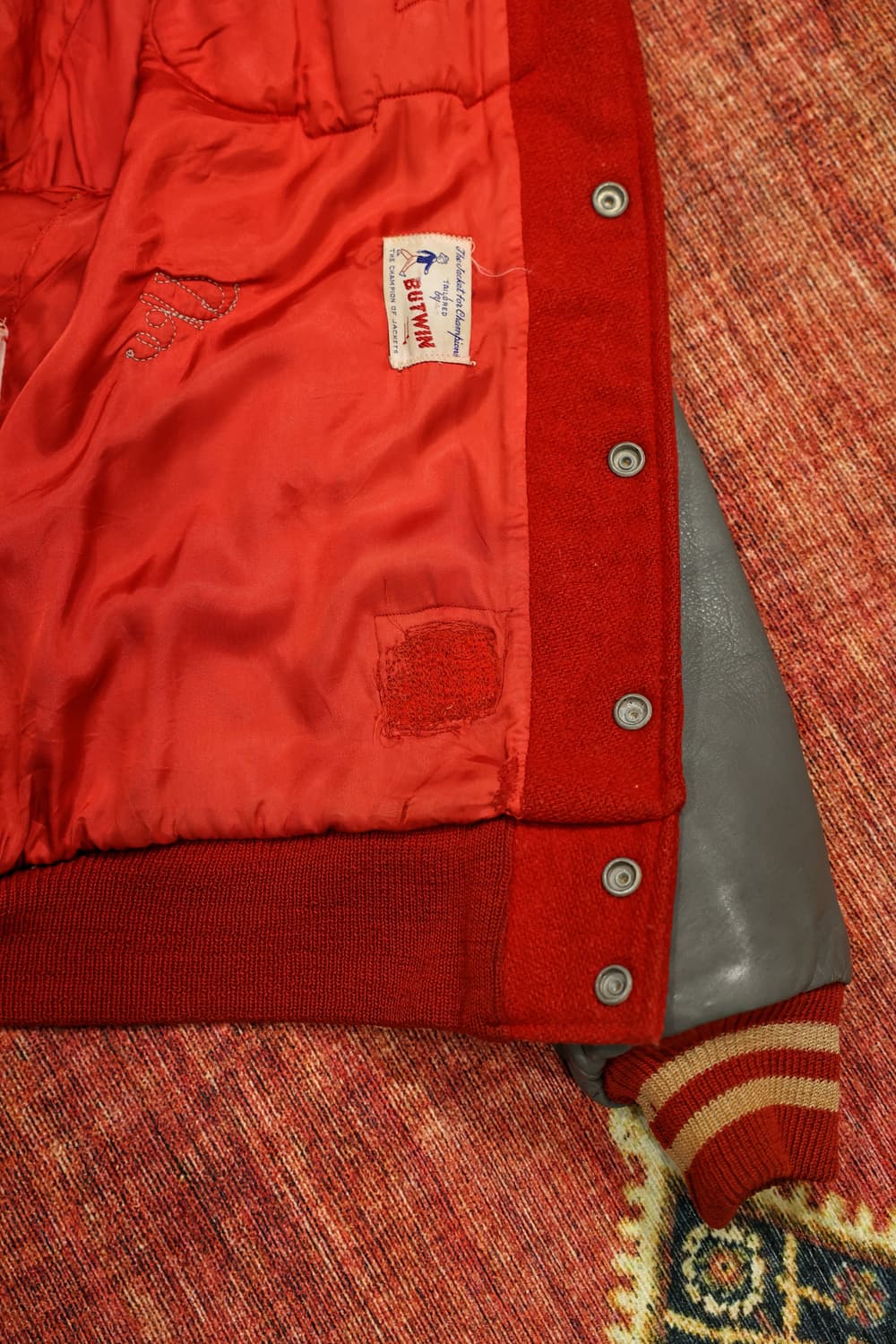 60s 빈티지 버트윈 바시티자켓 판매 상품이미지7