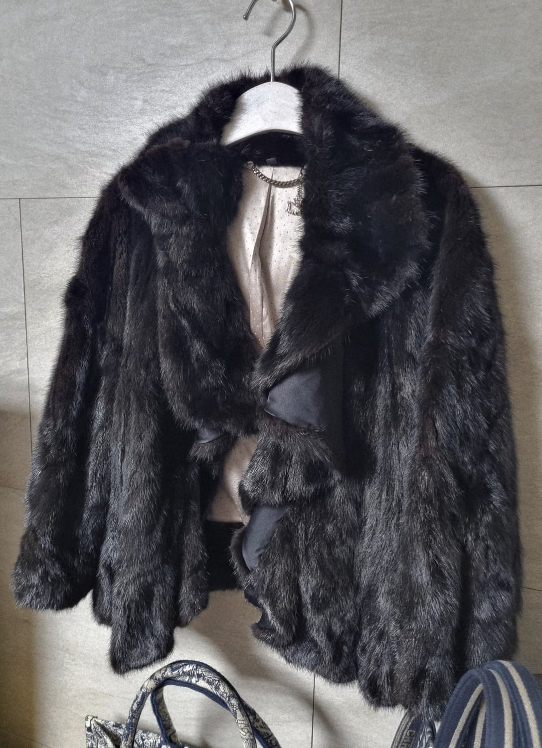 정품) 오브제 밍크 볼레르 자켓  상품이미지2