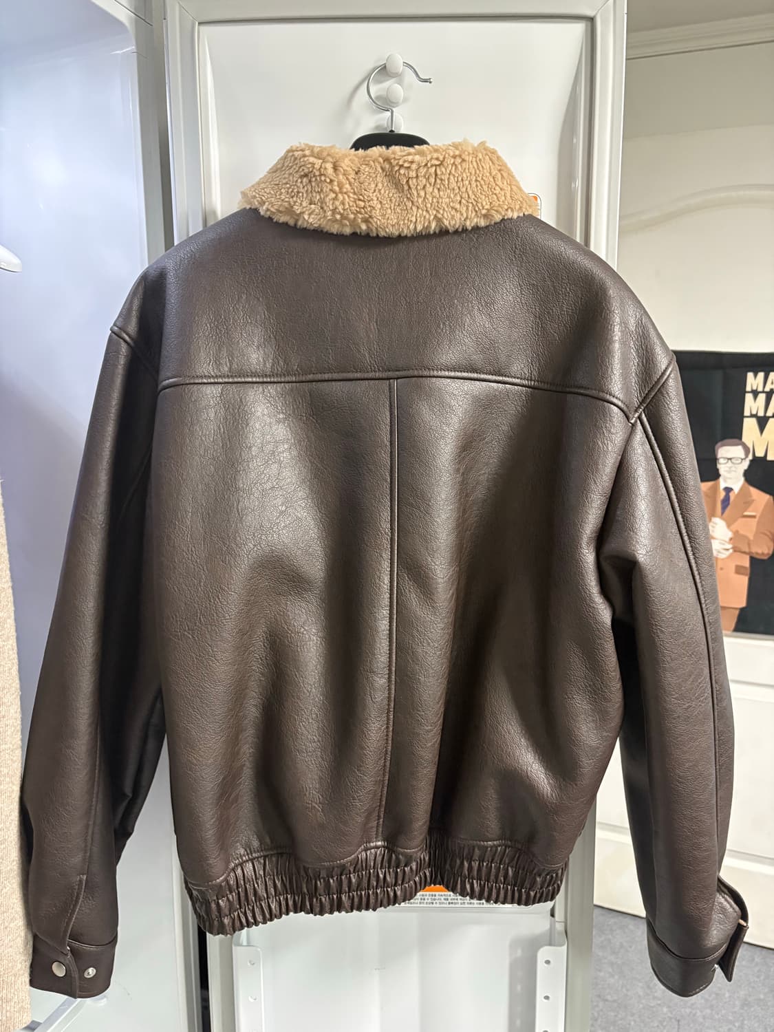 스페로네 A-2 레더 무스탕 자켓 상품이미지4