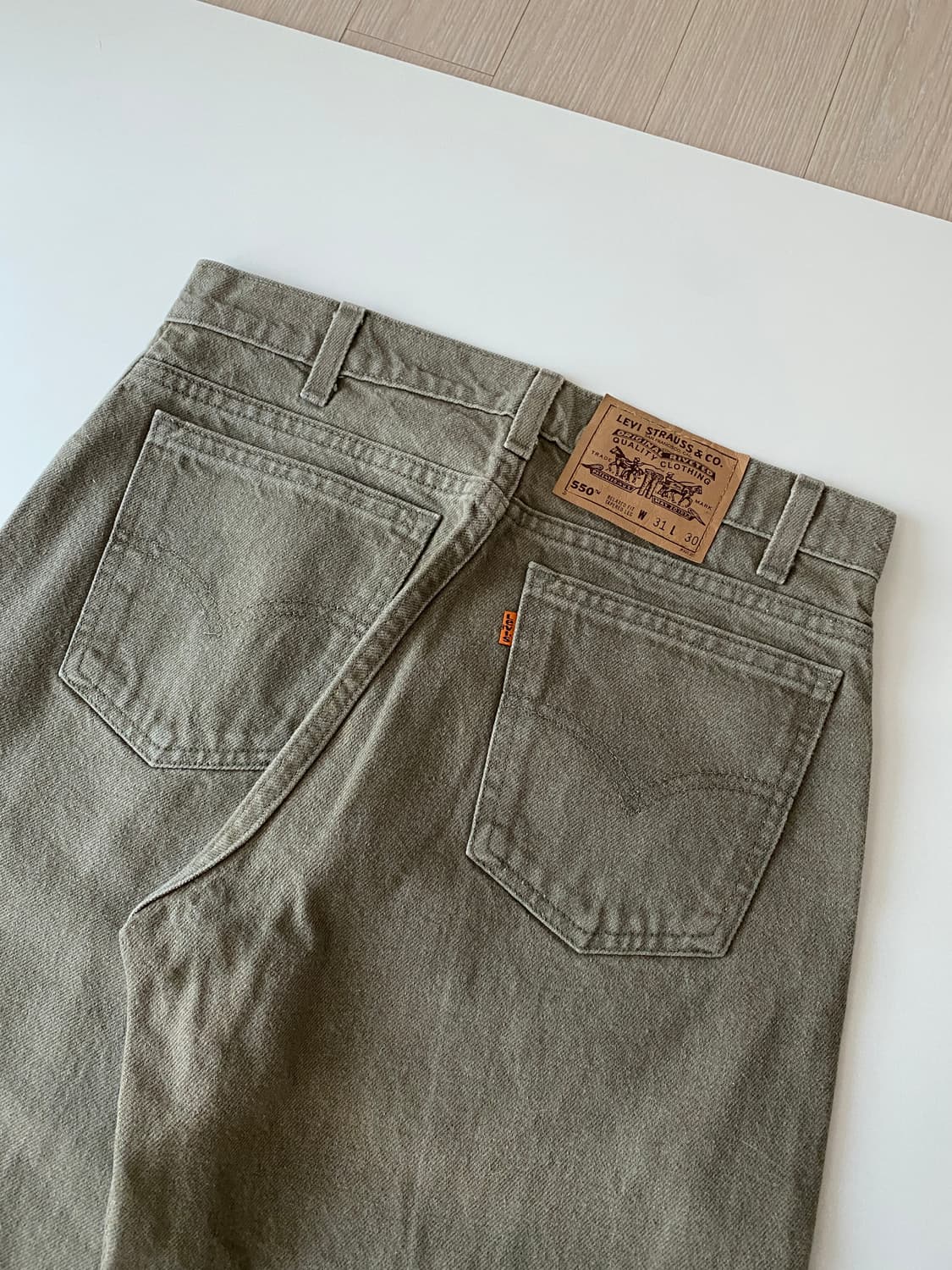 90s USA 리바이스 550 31x30 오렌지탭 상품이미지8
