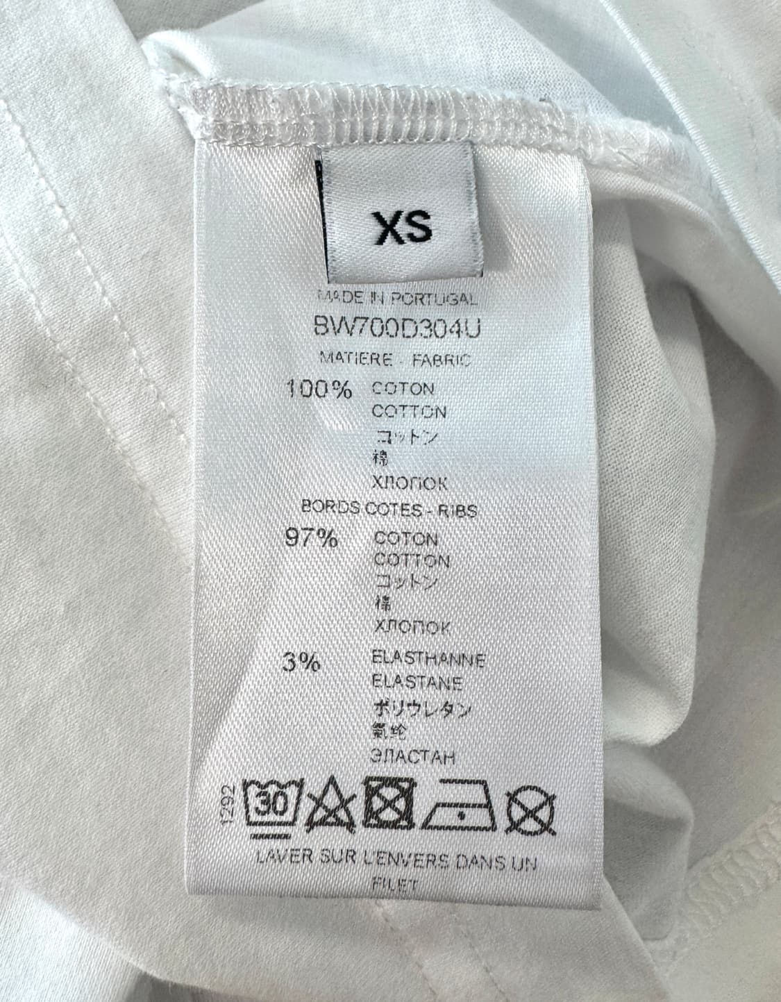 GIVENCHY 지방시 밤비 BAMBI 화이트 반팔티셔츠 XS 상품이미지4