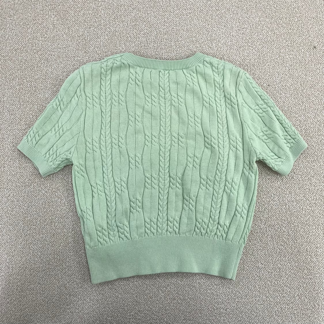 2 키르시 반팔 니트 티셔츠 0209M1 상품이미지4