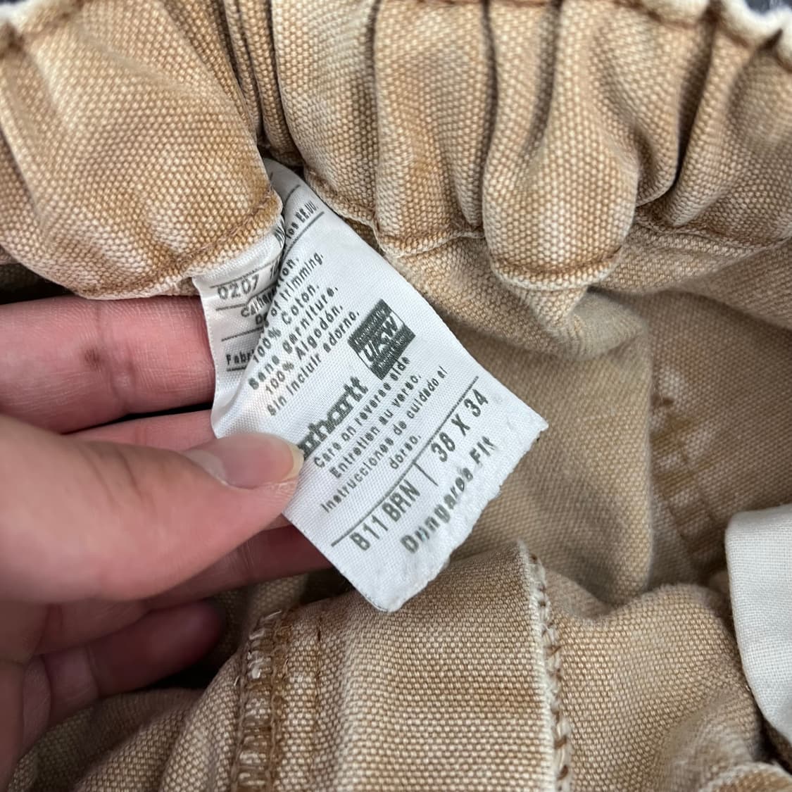 칼하트 B11 리메이크 US ARMY 패치 워크 팬츠 상품이미지6