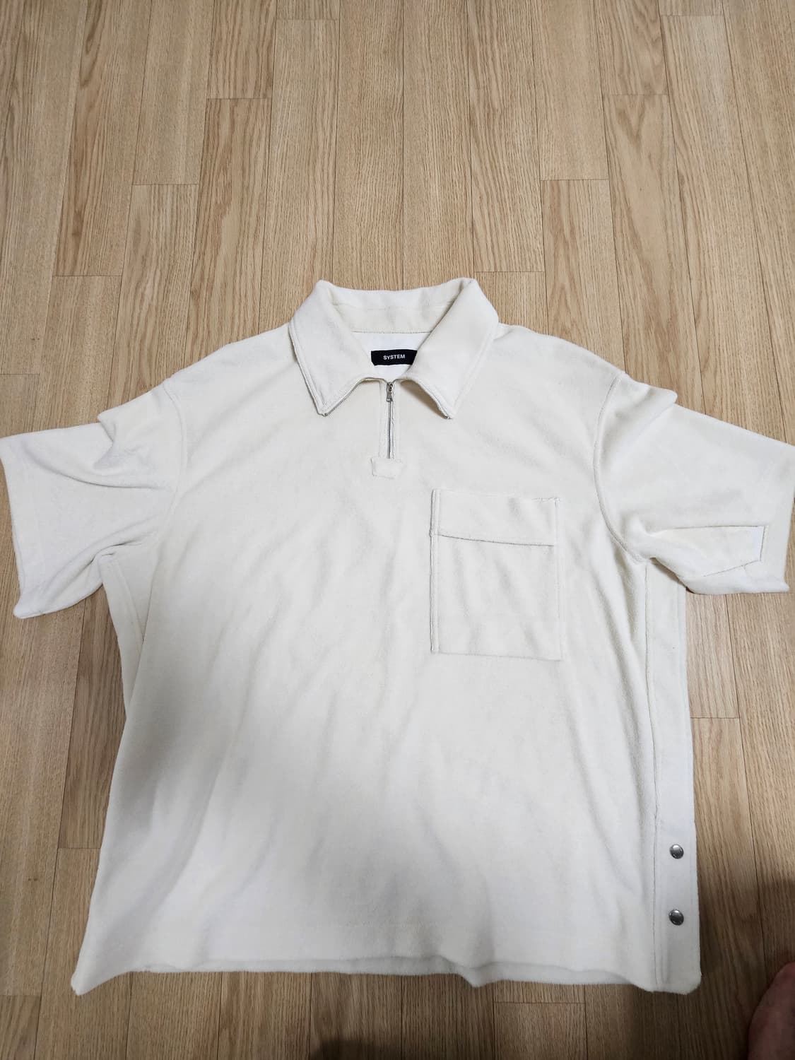 시스템옴므 테리 반팔 티셔츠 상품이미지2