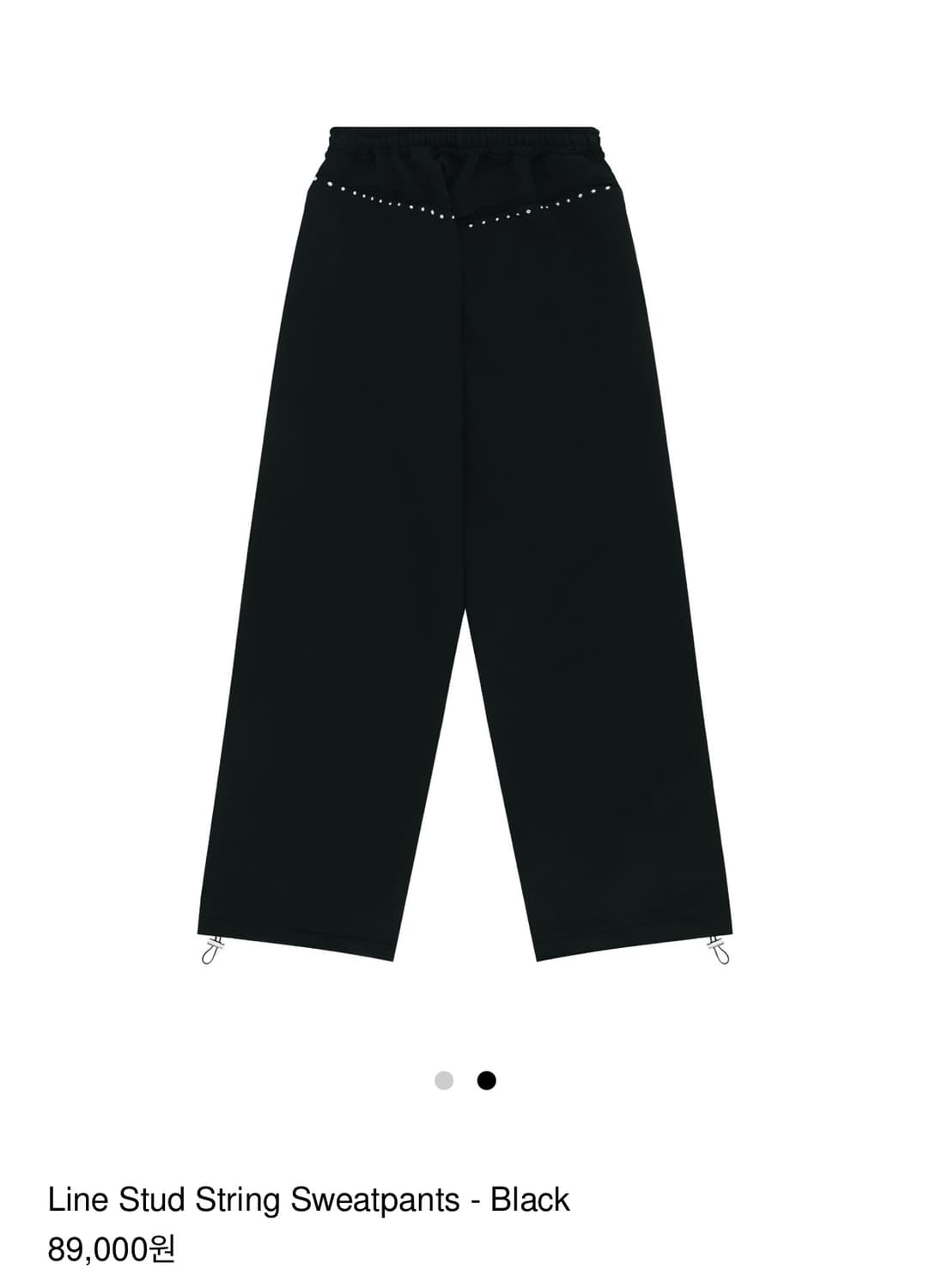 알디유 라인 스터드 팬츠 상품이미지2