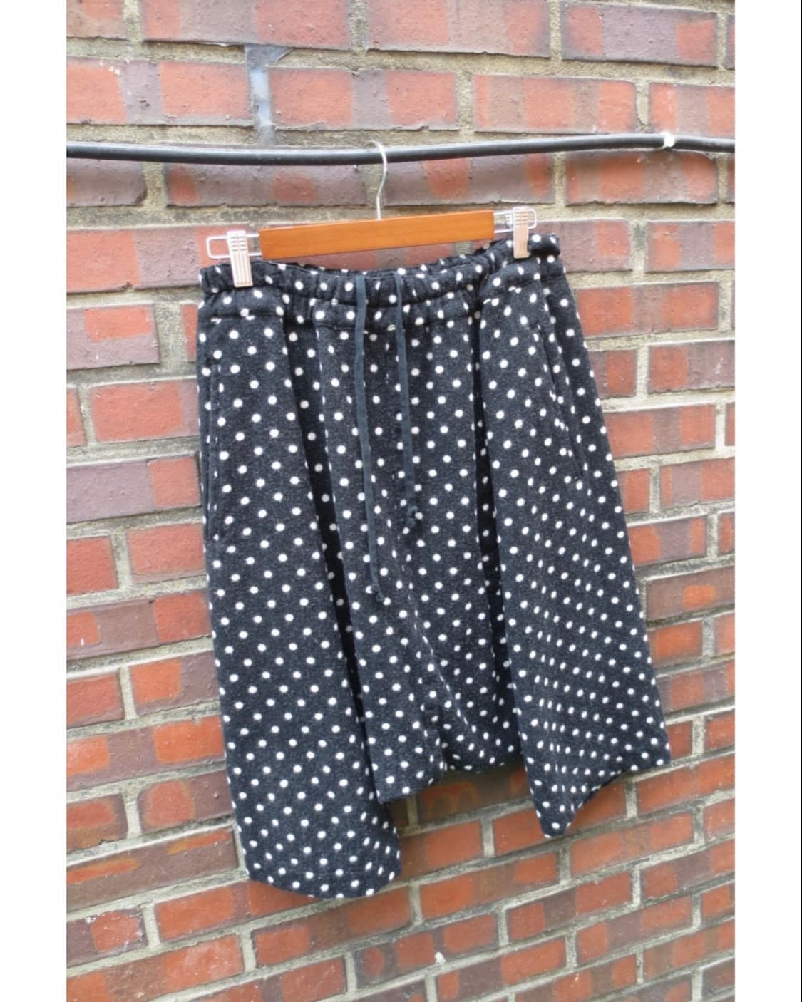 Black comme des garcons dot saruel pants 상품이미지2