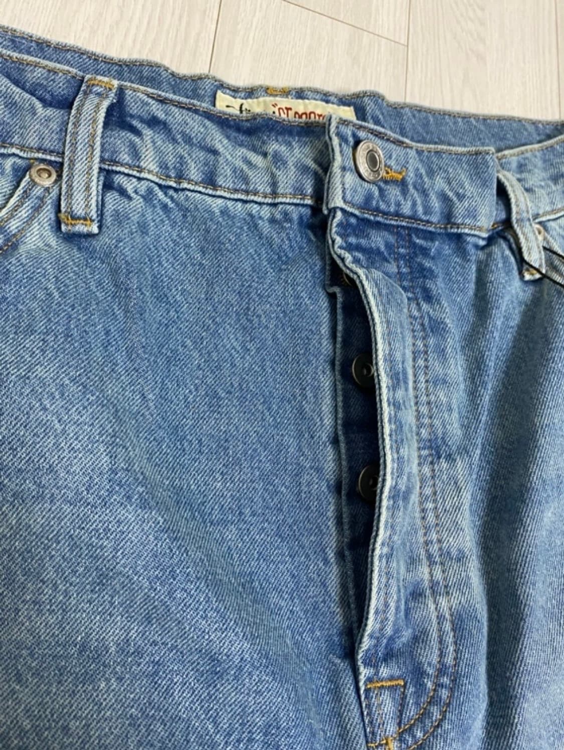 STUSSY CLASSIC JEAN DENIM WASHED BLUE 상품이미지4