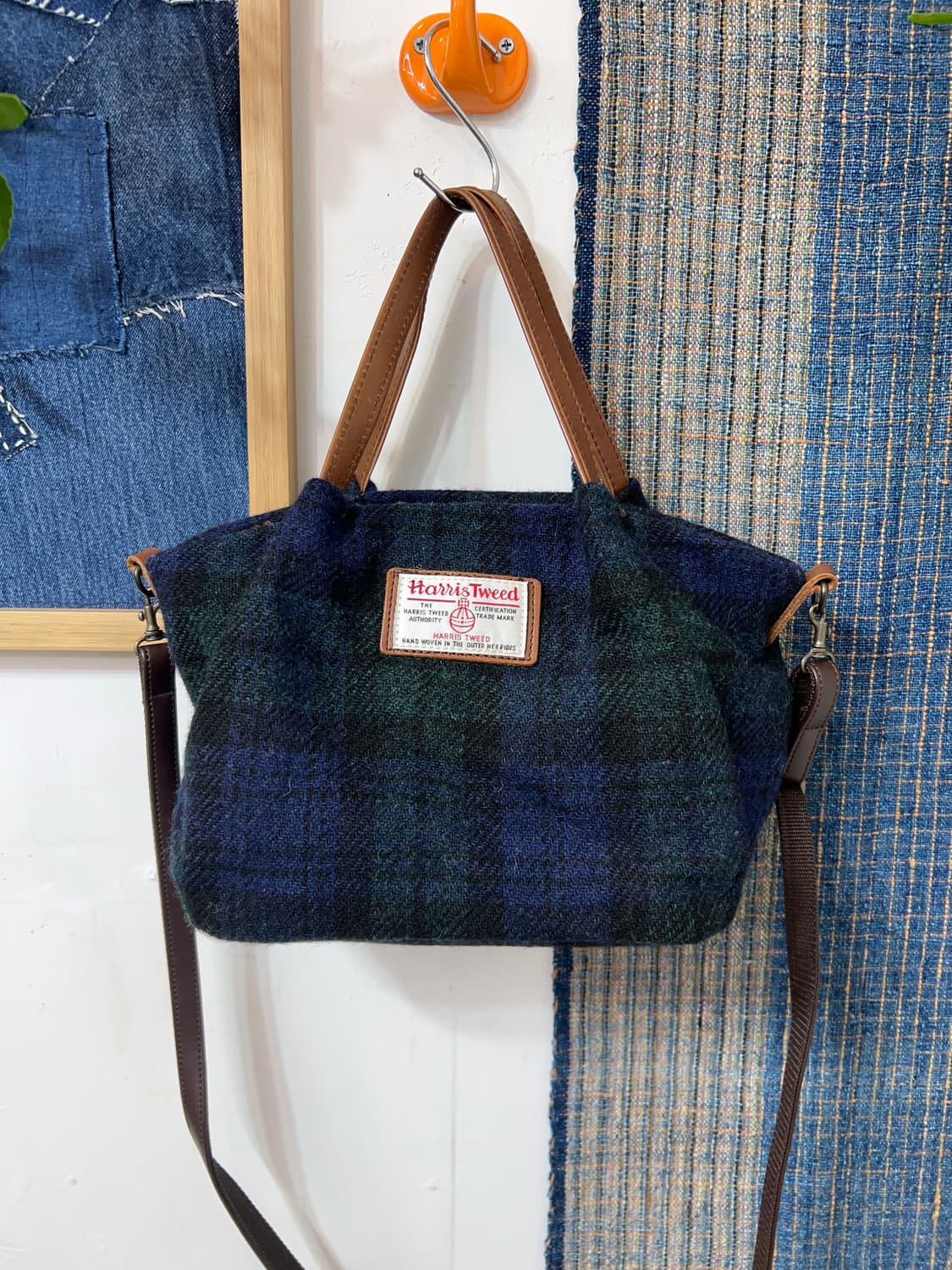 HARRIS TWEED Black Watch Bag 상품이미지3