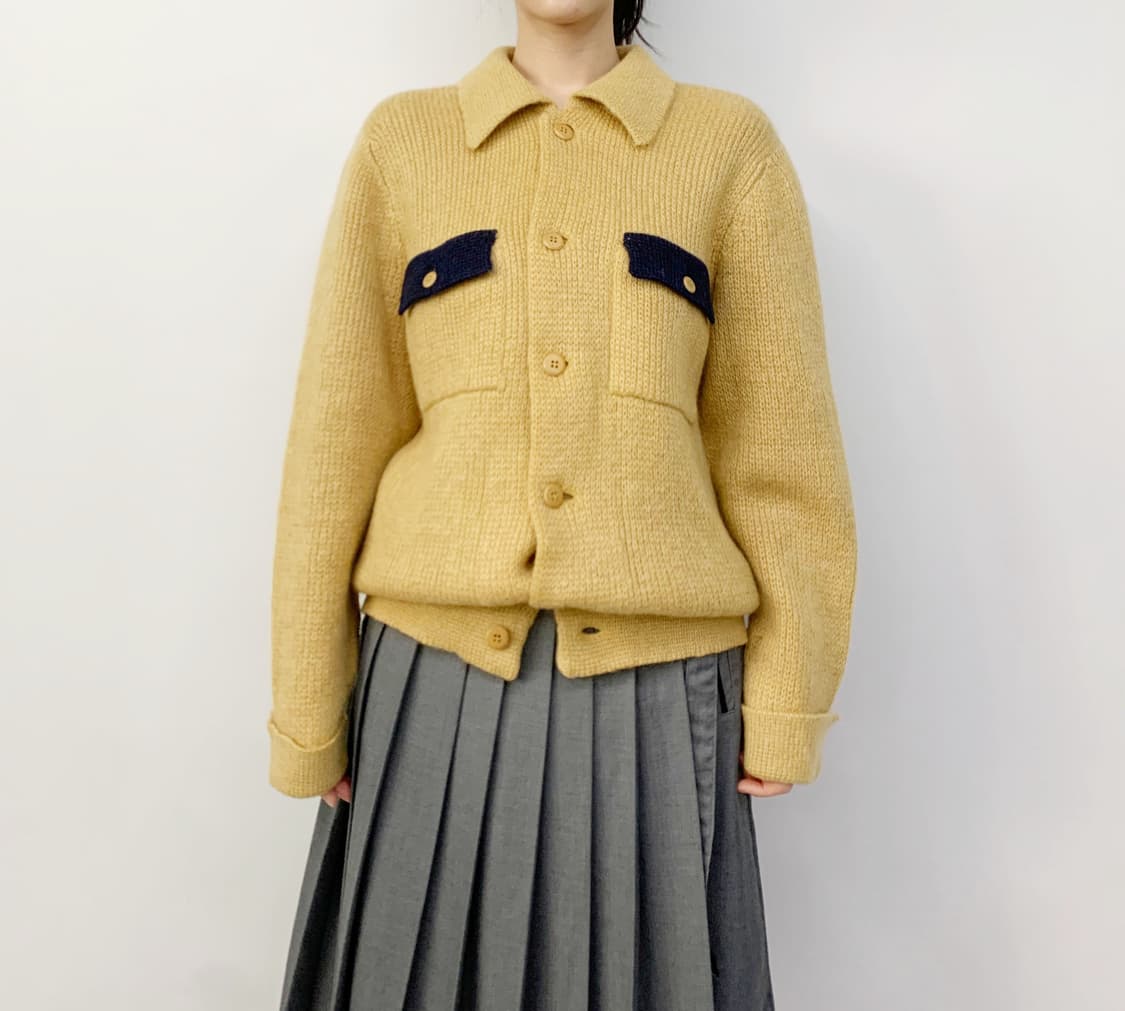 90's A MORITALIA CREATIONS 니트 가디건 상품이미지2