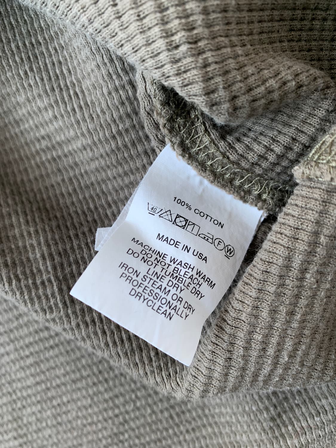 Engineered garments waffle long sleeve 상품이미지4