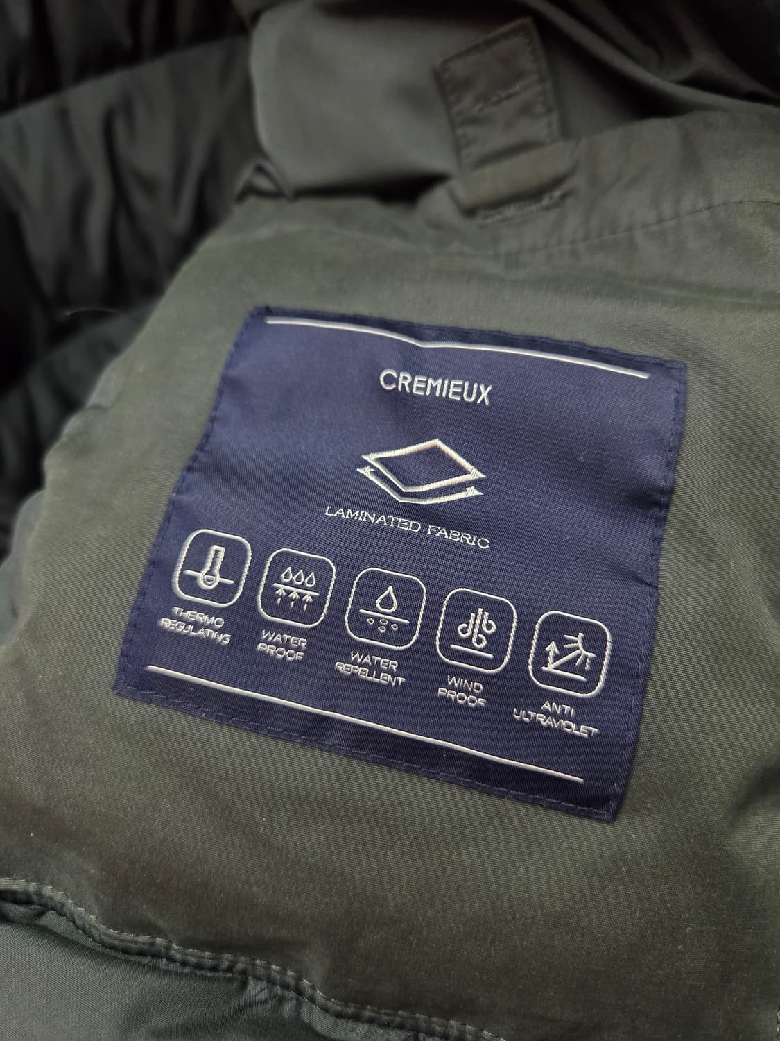 다니엘크레뮤 레이어드 구스다운 패딩 코트 상품이미지9