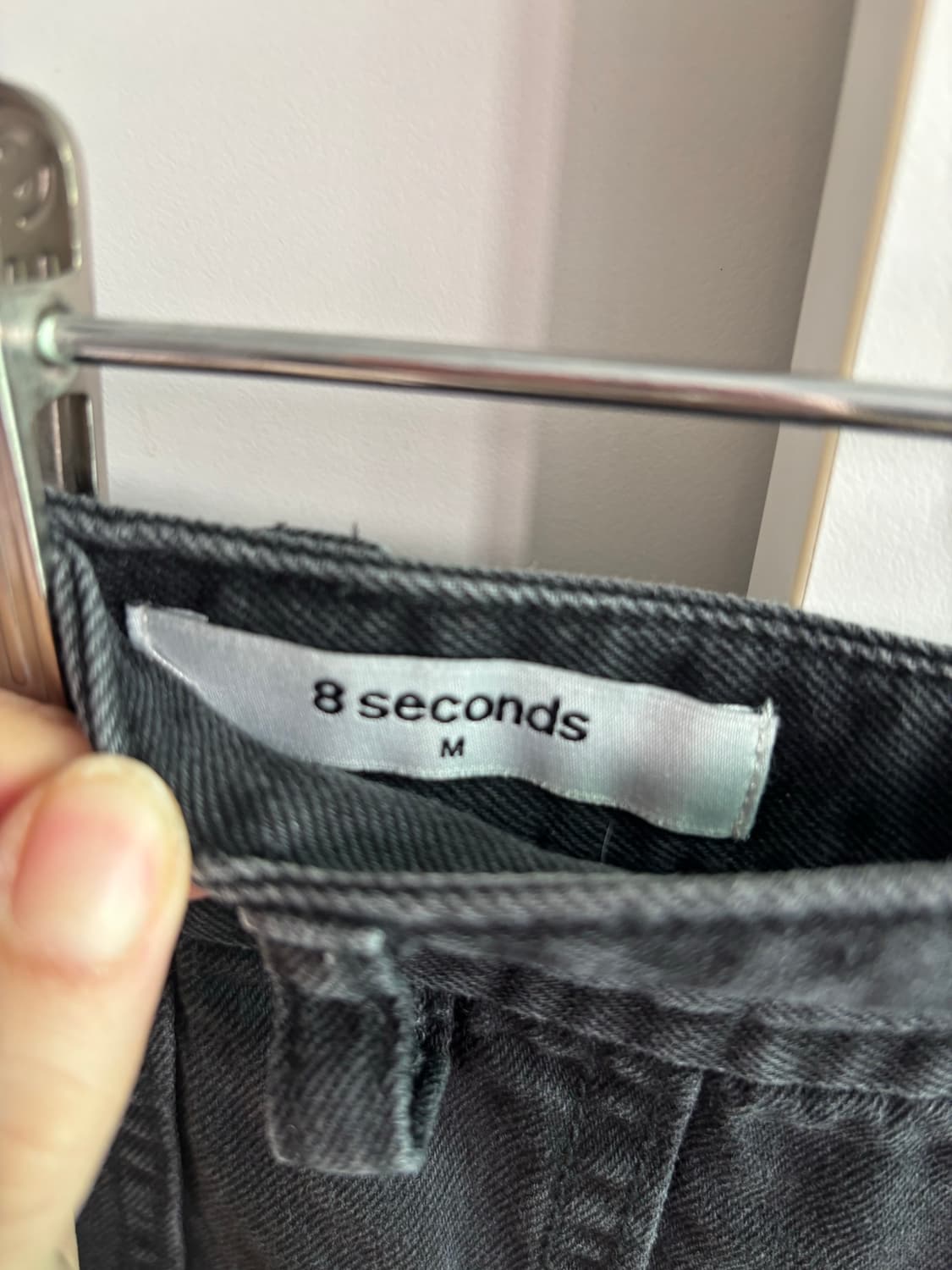 에잇세컨즈 데님 플리츠 스커트 M사이즈 상품이미지5