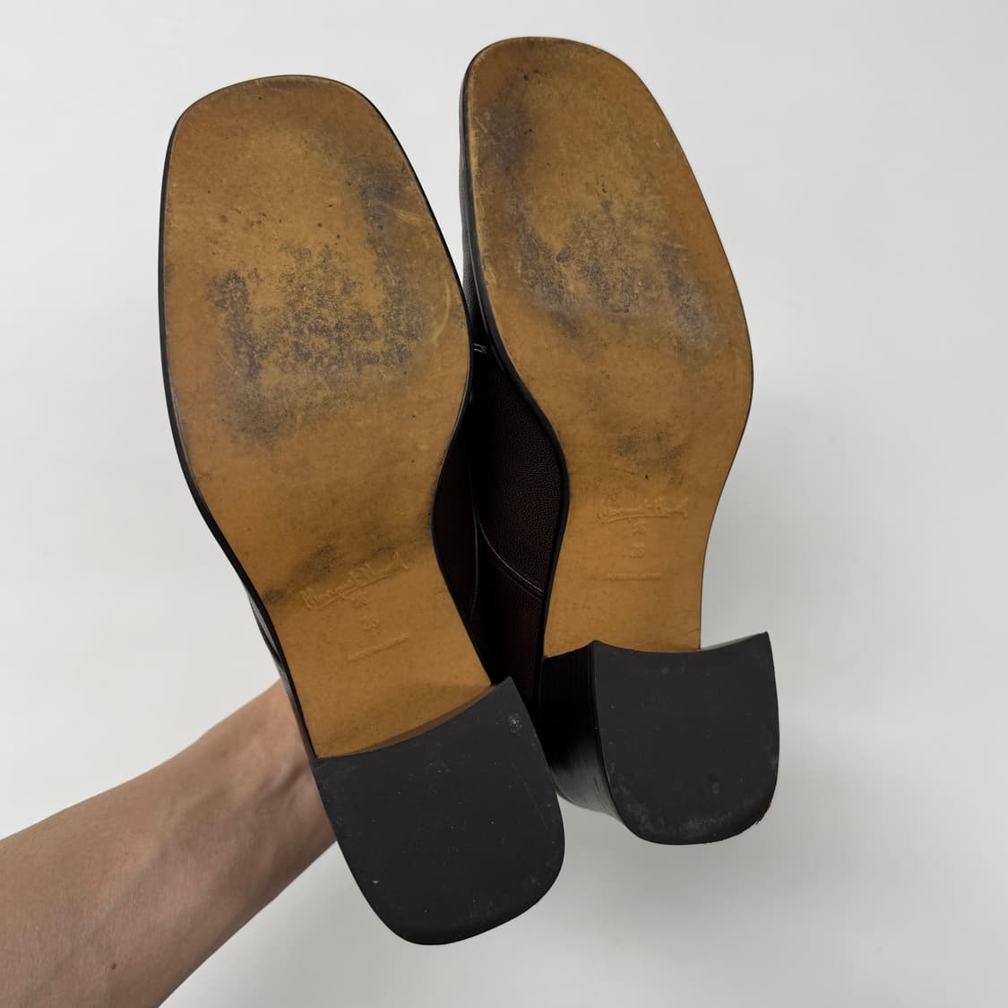 90s Margaret Howell square toe shoes 상품이미지9