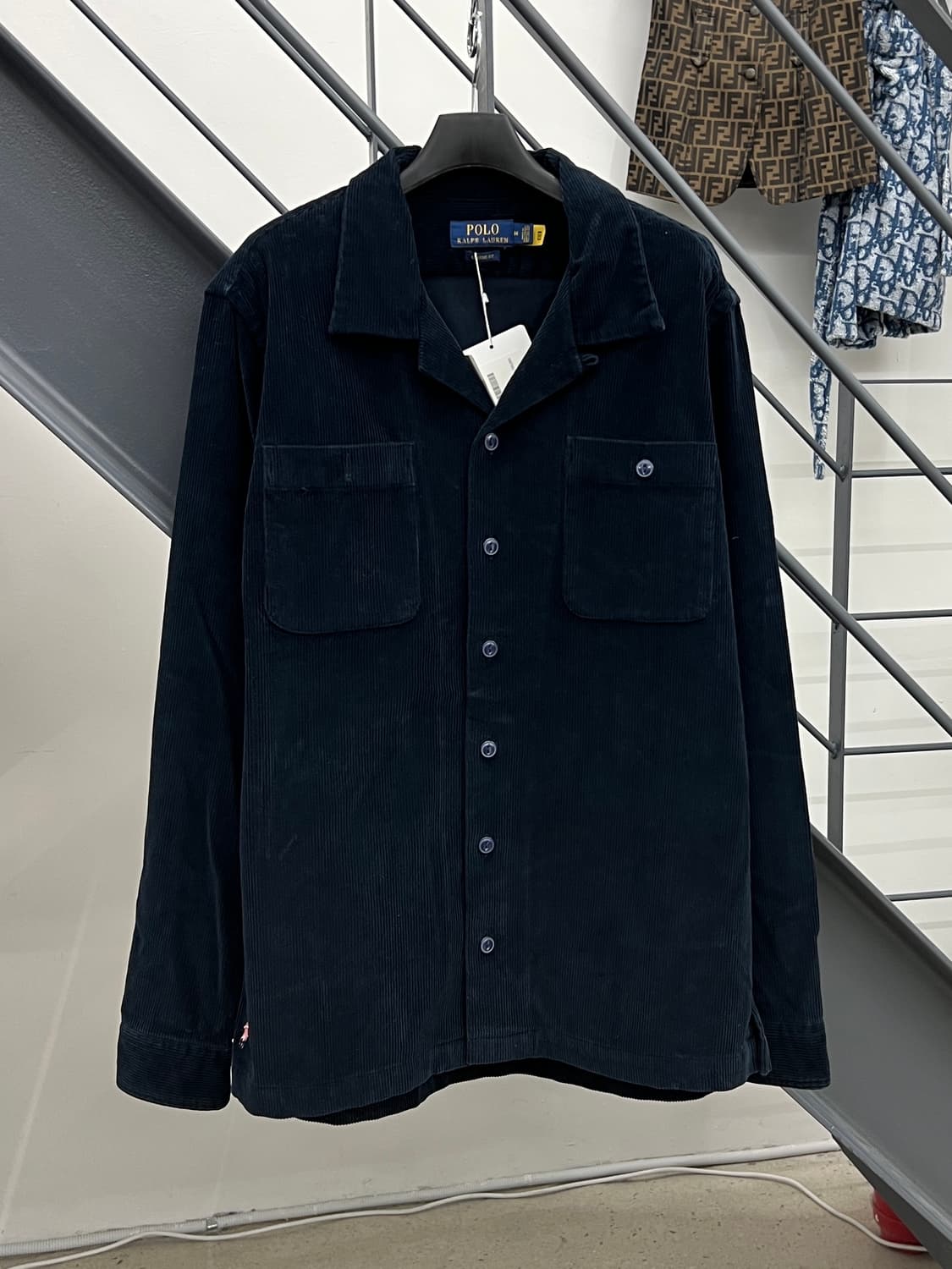 폴로랄프로렌 네이비 코듀로이 셔츠 자켓 상품이미지2