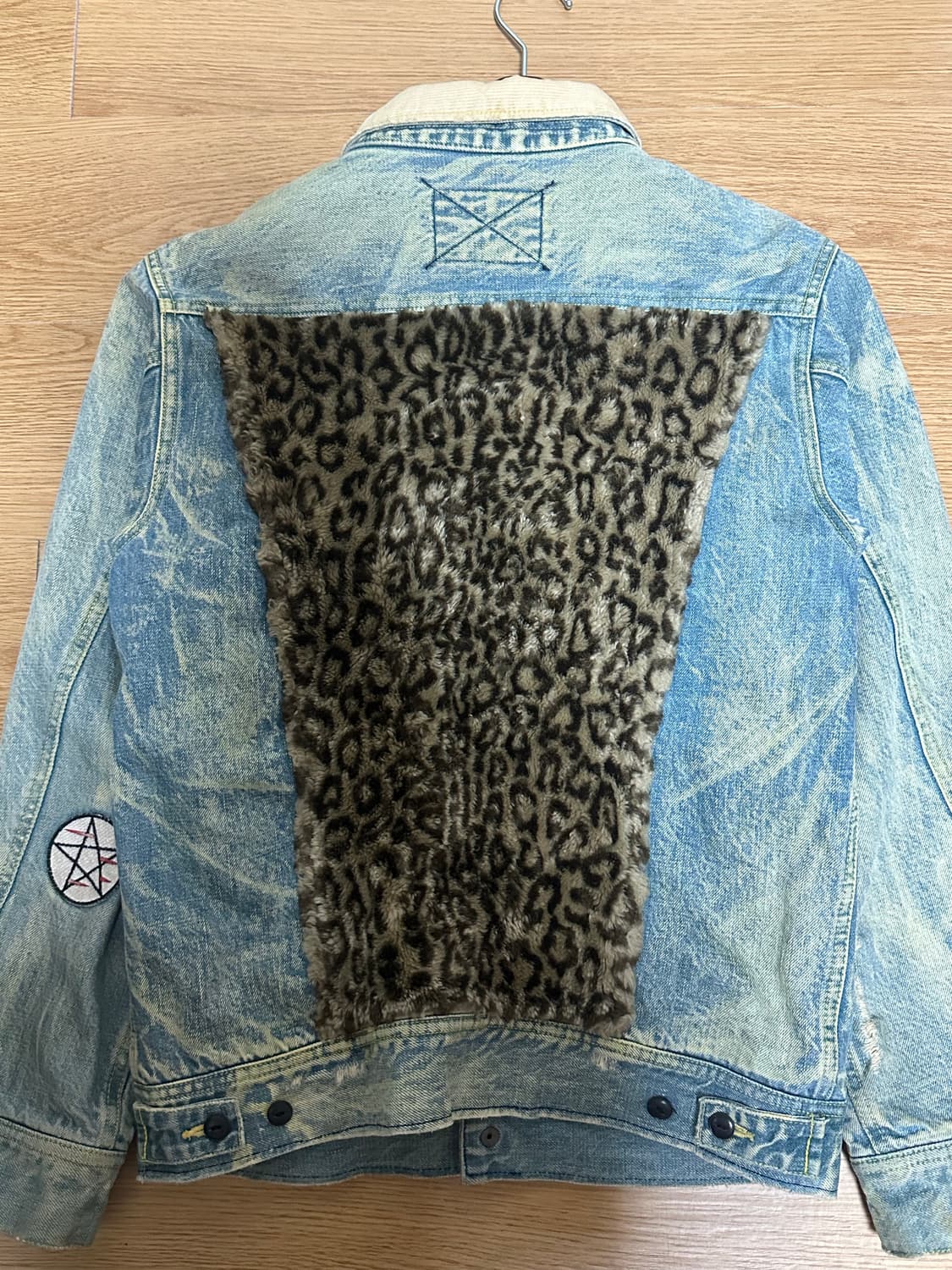 레오파드 청자켓 m 상품이미지1