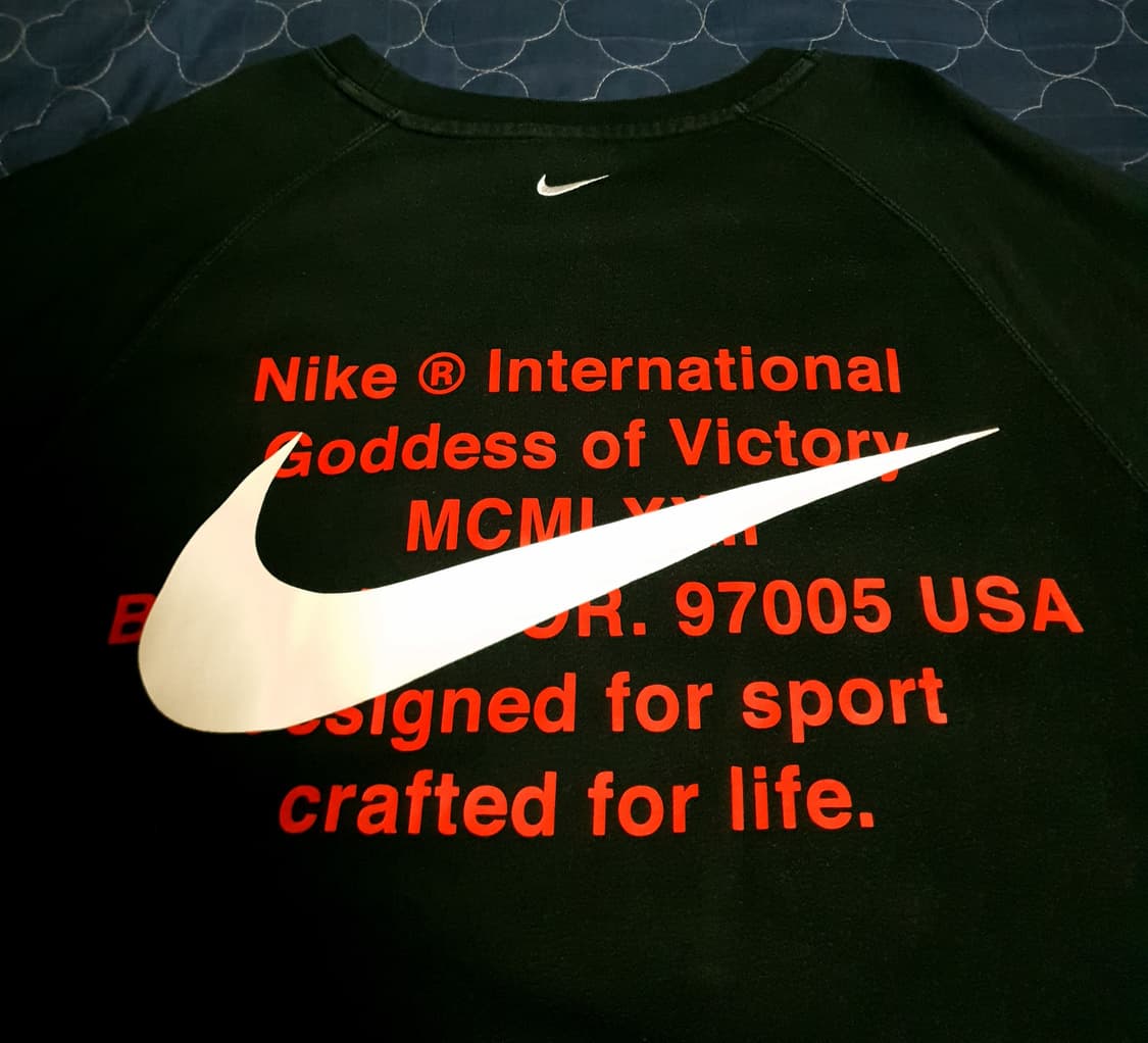 나이키 더블스우시 퓨추라 크루 맨투맨 블랙(XXL) CJ4872-010 상품이미지5