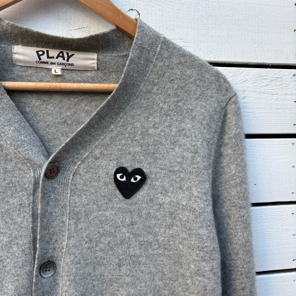 Comme des Garcons 꼼데가르송 울 니트 가디건 상품이미지3