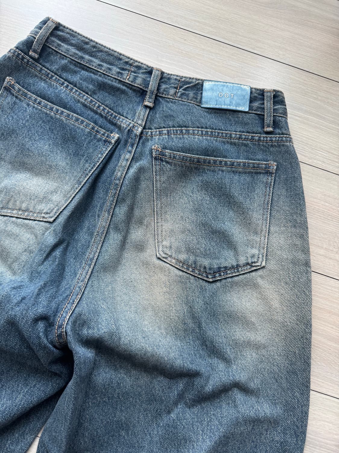 ootj 빈티지 워싱 청바지 m 상품이미지4