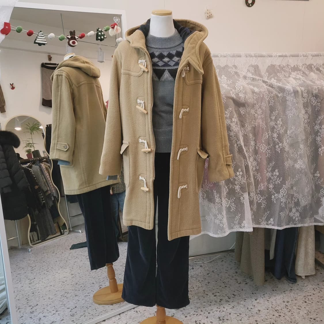 Westwin 떡볶이단추 더플코트 상품이미지2