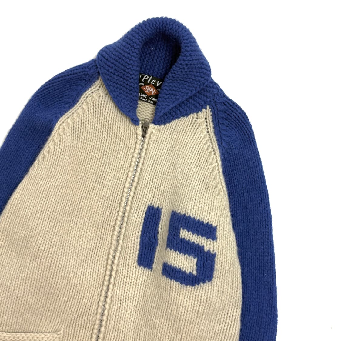 PLEVO 빈티지 헤비울 코위찬 니트 상품이미지7