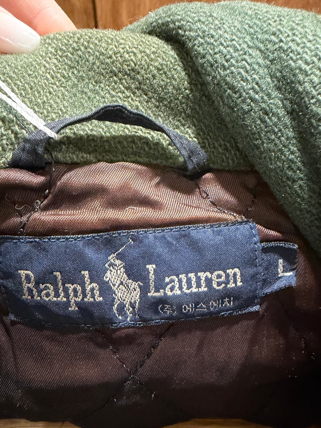 80's 폴로 랄프로렌 울 후드 집업 자켓 상품이미지6