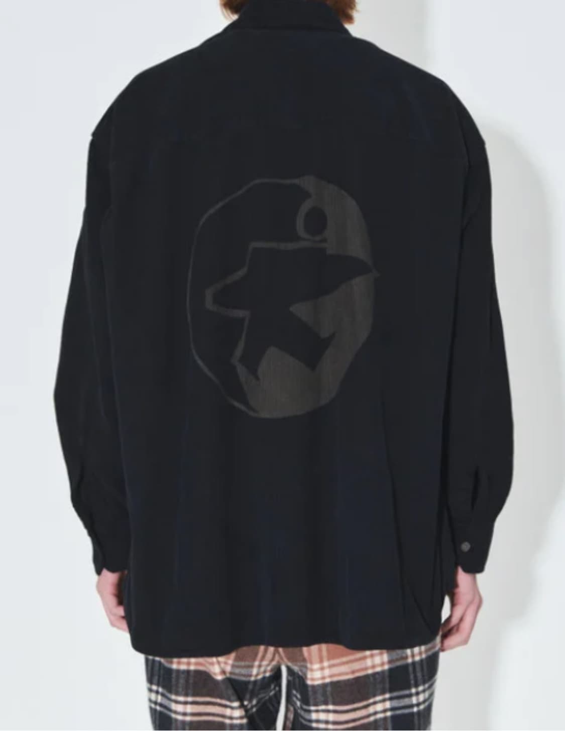 스투시 x 아워레가시 보로우드 셔츠 블랙 베이비 코드 S 상품이미지1