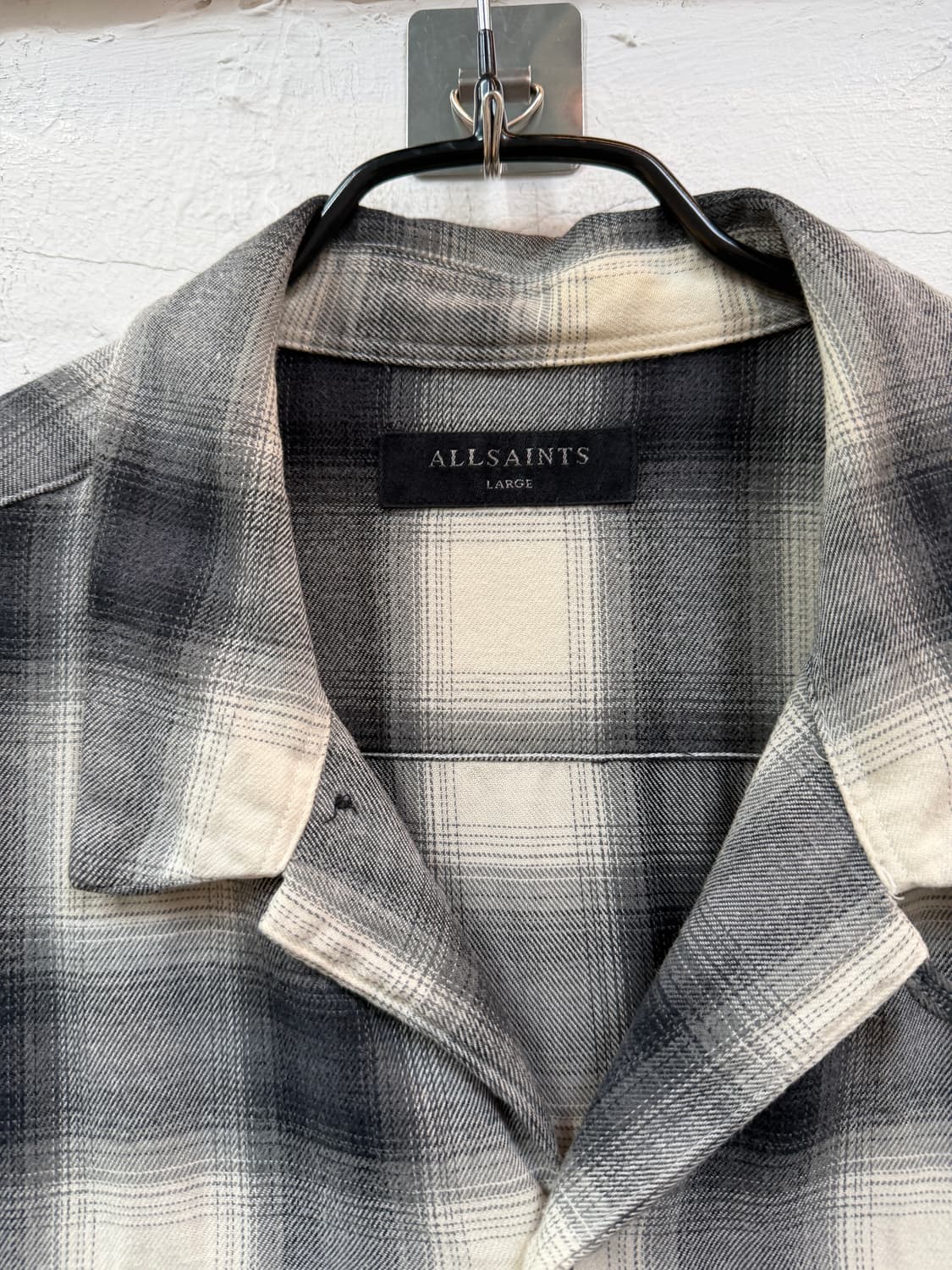 Allsaints 올세인츠 체크 셔츠 남방 L 상품이미지2