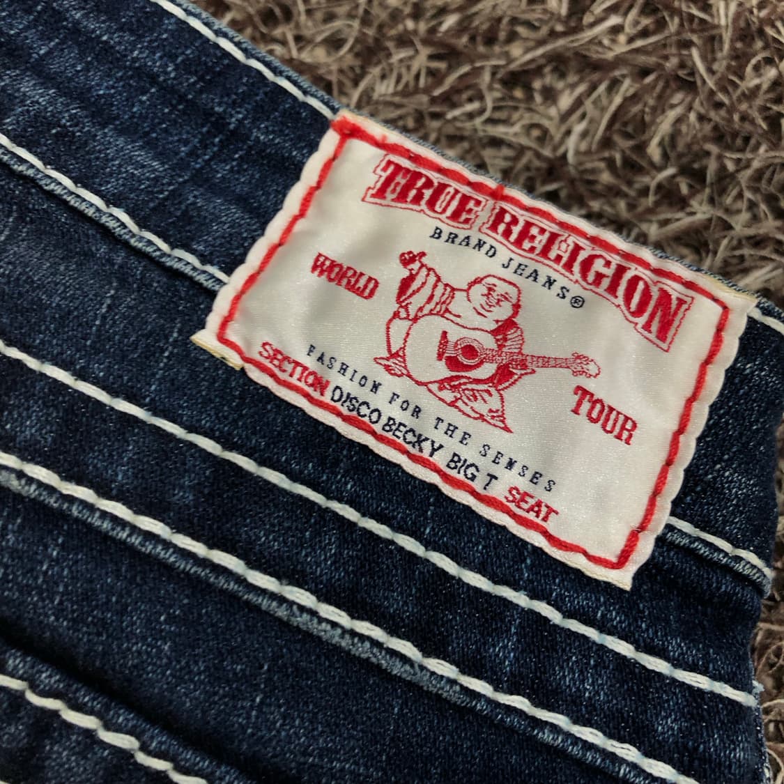 트루릴리전 Disco Becky Big T 부츠컷 플레어 데님 팬츠 상품이미지6