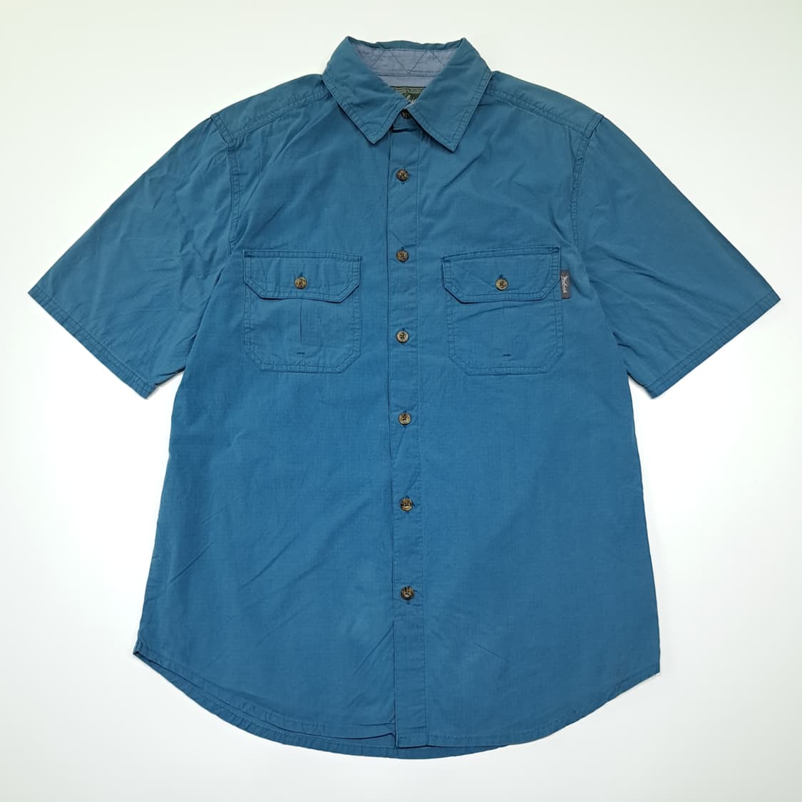 CK015 S 울리치 00s 립스탑 더스티블루 헌팅 셔츠 남방 상품이미지1