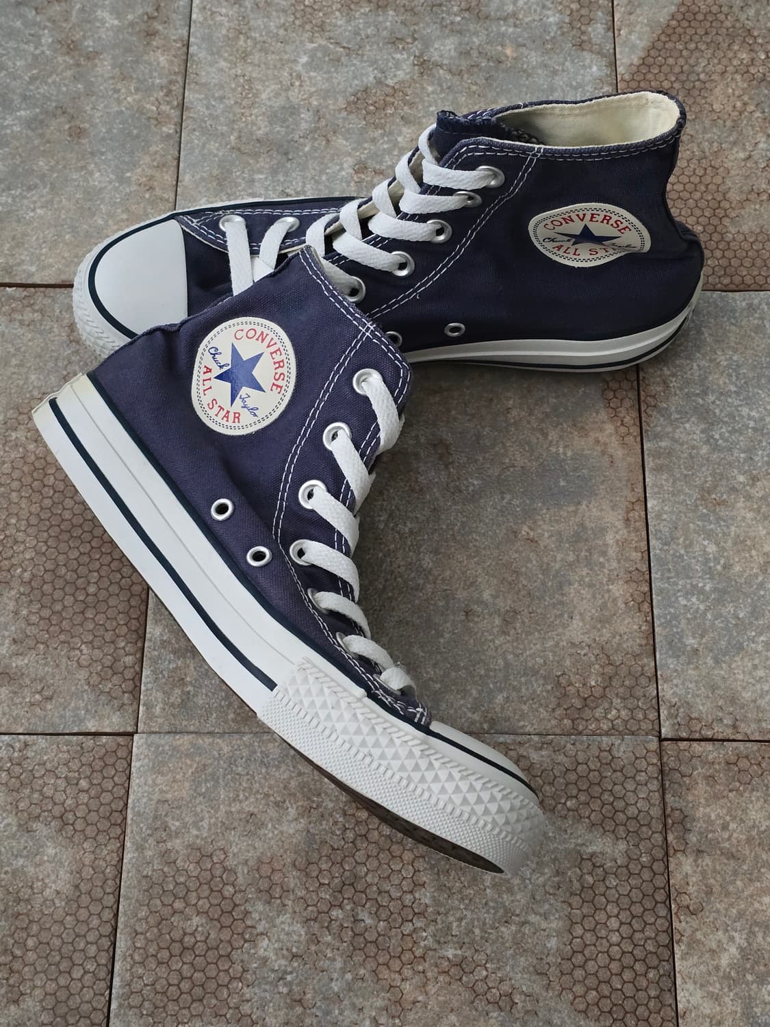 (240)컨버스 척테일러 올스타 하이 네이비  상품이미지4