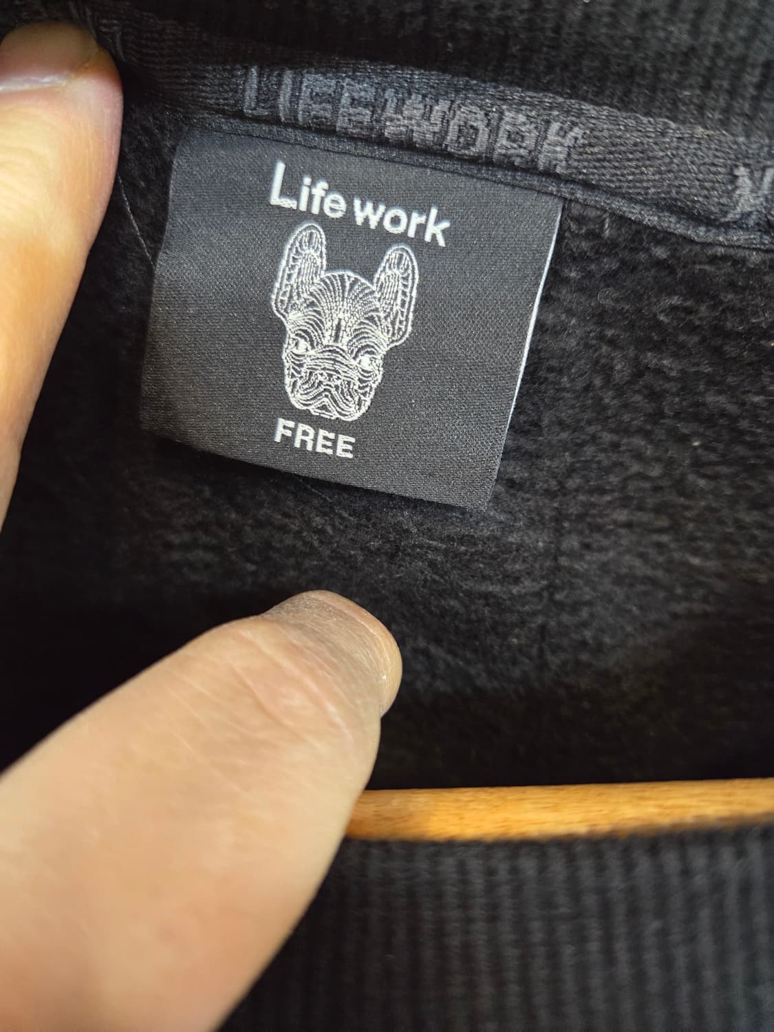 라이프워크 빅라독 레이어드 기모 맨투맨 프리  상품이미지3