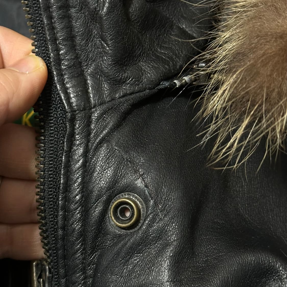 소가죽 크롭 봄버 상품이미지6