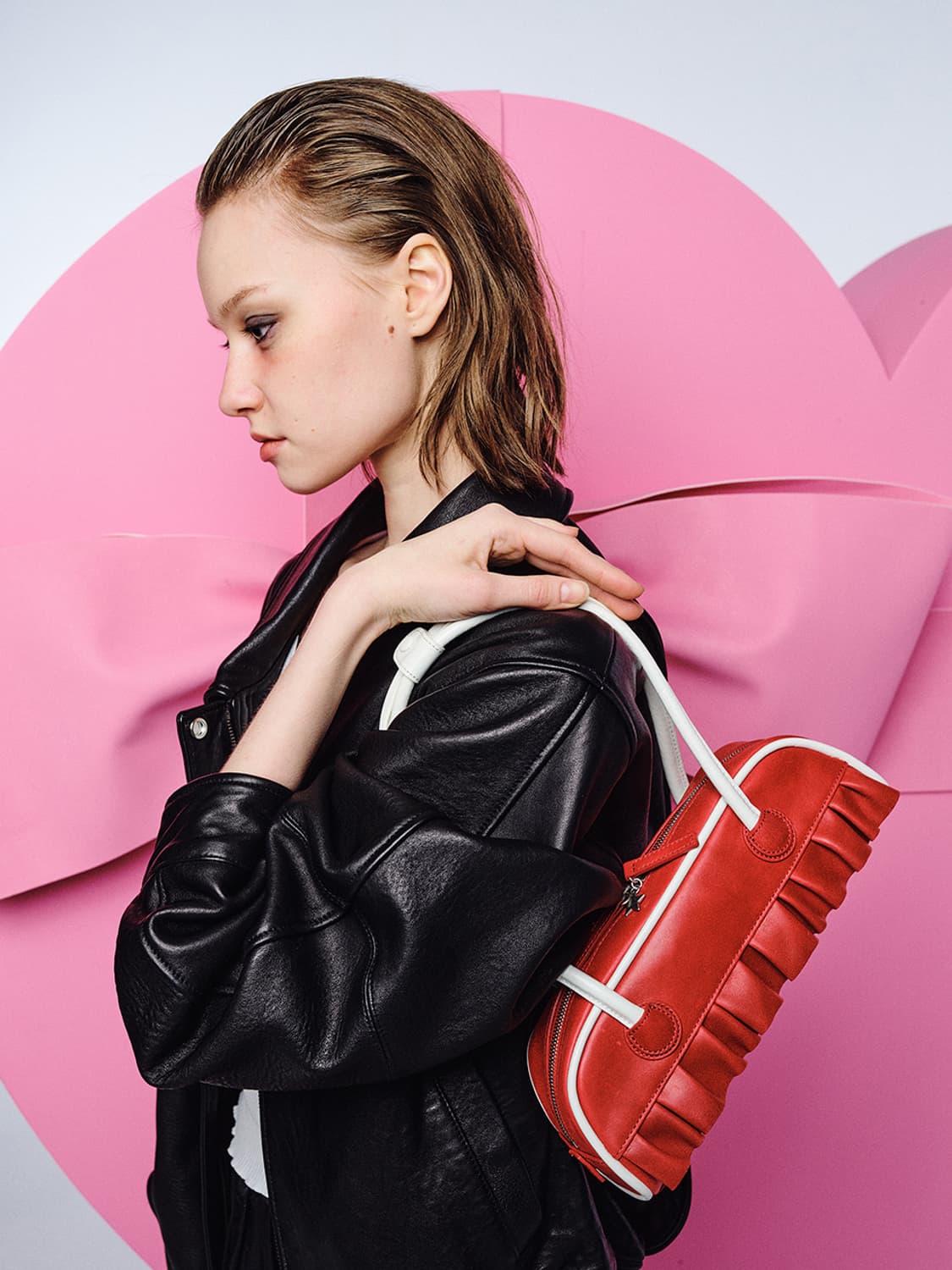 마지셔우드 레드 미니 보스턴백 상품이미지2