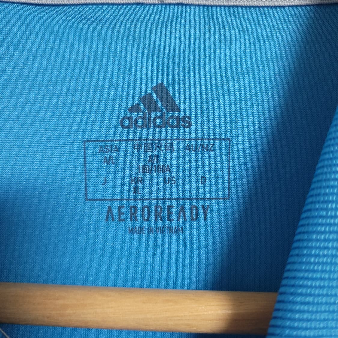 (XL) ADIDAS 아디다스 삼선 반팔 기능성 폴로티 블루 카라 상품이미지2