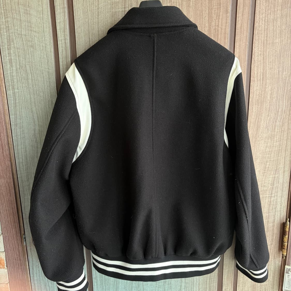 (L)비바스튜디오 바시티 자켓 블랙 상품이미지2