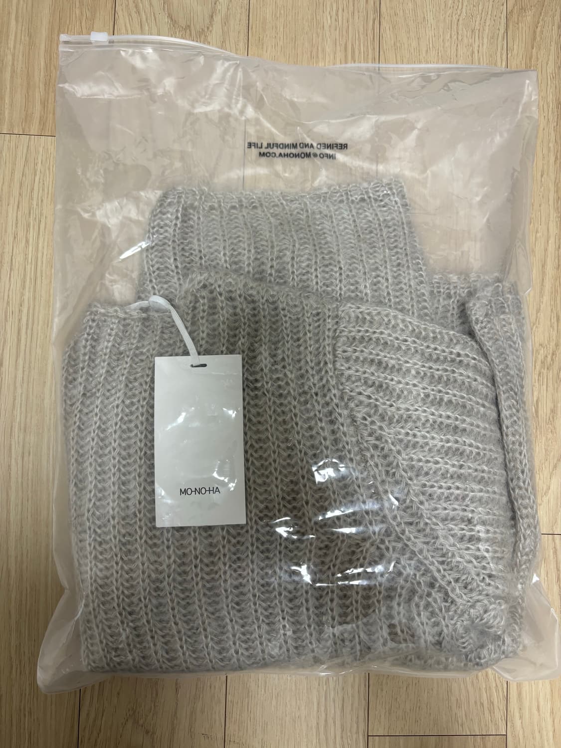 (새상품) 모노하 모헤어 롱슬리브 니트 상품이미지4