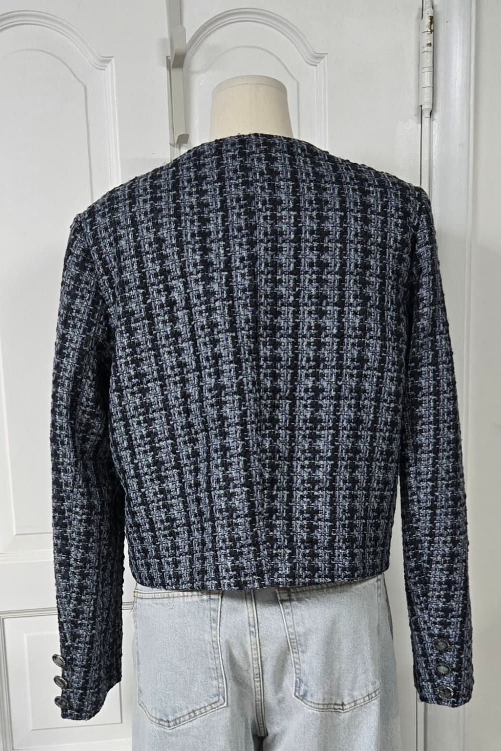 쿠오세 리본 트위드자켓 상품이미지5