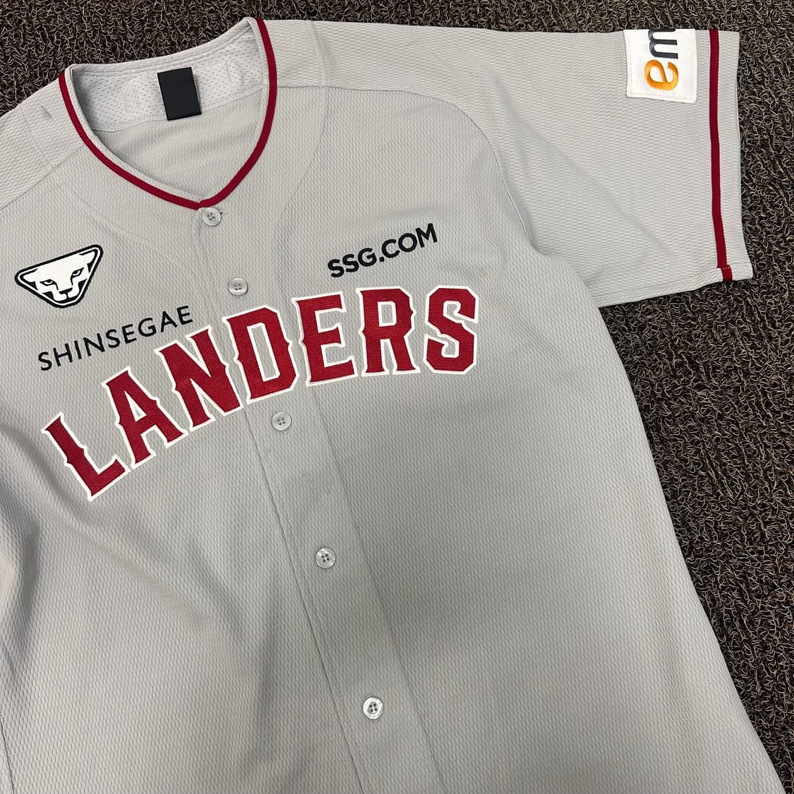 SSG 랜더스 유니폼 야구 져지 김도아 마킹 110(2XL) 상품이미지2