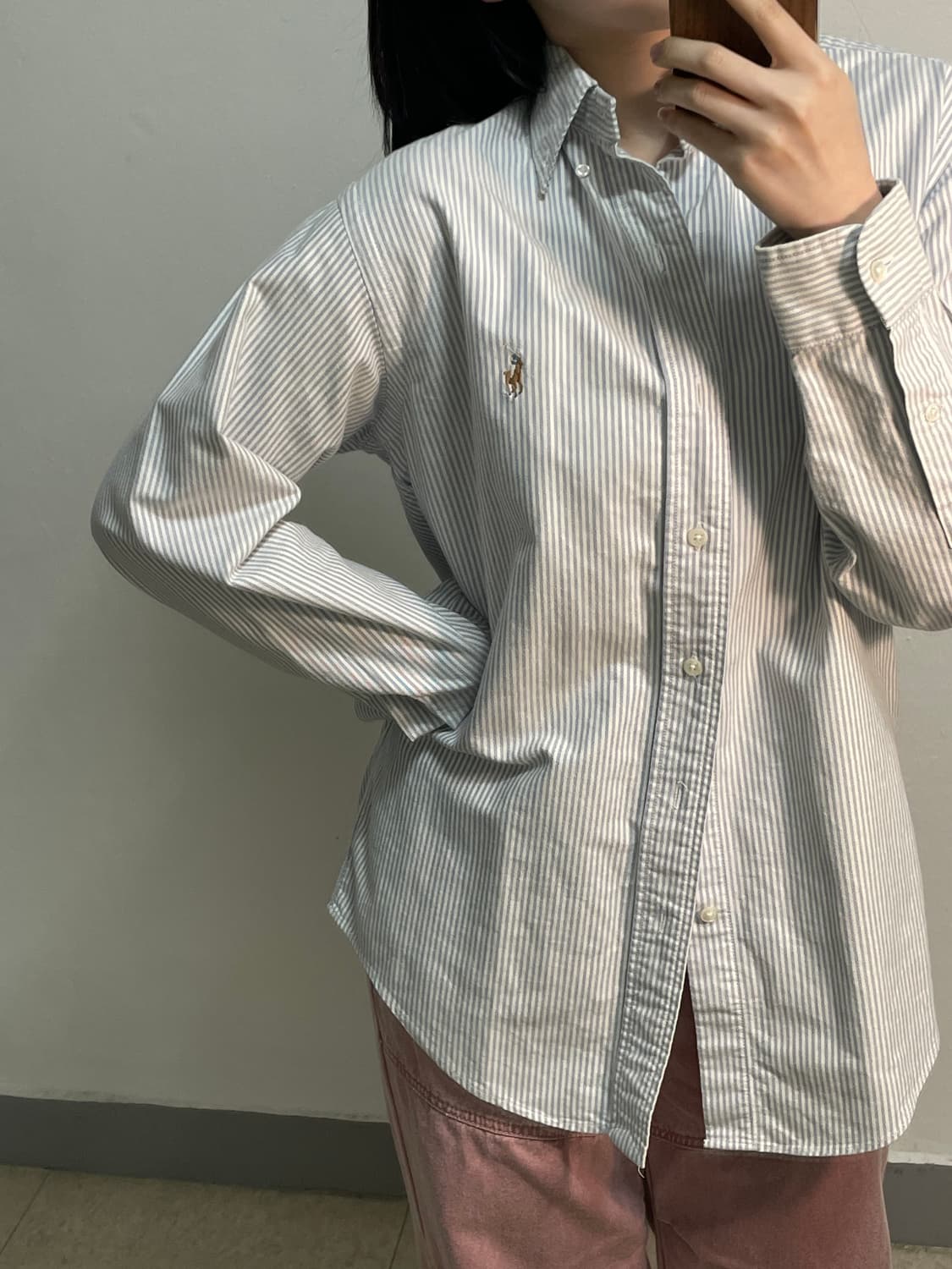 폴로 포니 스트라이프 셔츠 상품이미지1