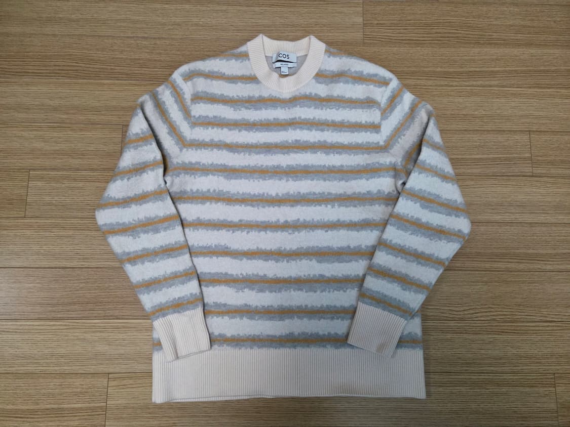 COS 스트라이프 보일드 크루넥 울 니트   상품이미지2