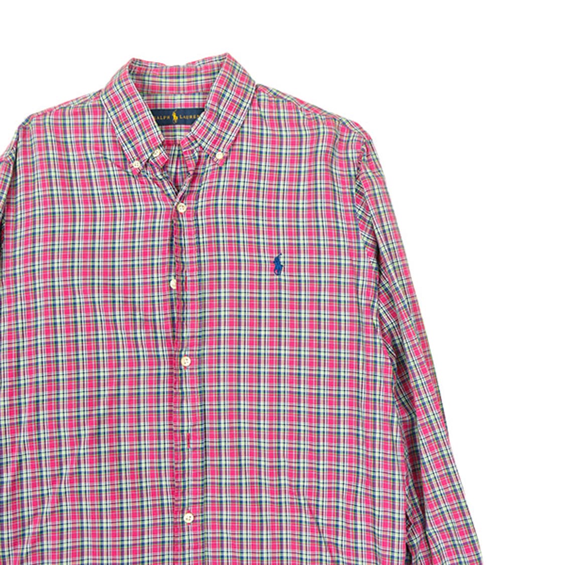 폴로랄프로렌 포니 플래드 체크 셔츠 (M) 상품이미지3