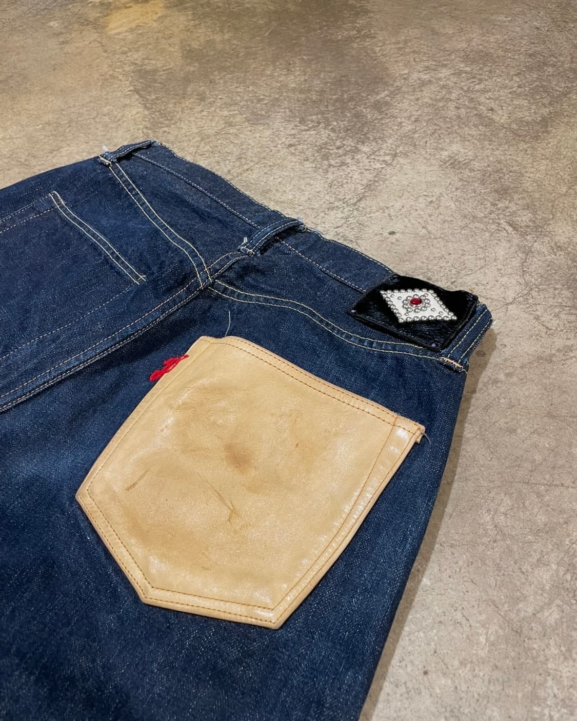 Indian Motorcycles 코듀라 x 홀스하이드 14oz 셀비지 상품이미지4