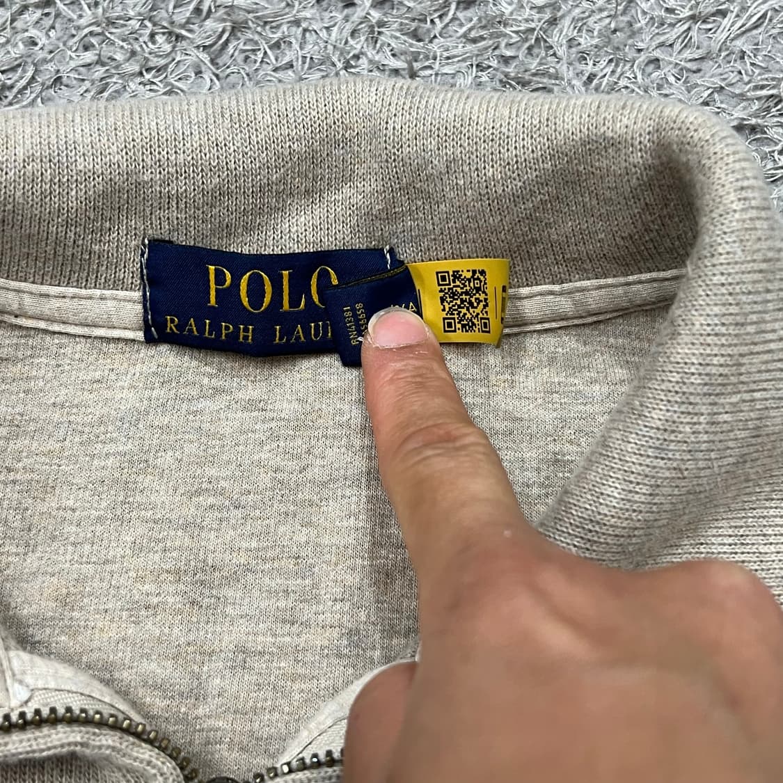 [95] 폴로 랄프로렌 신형 반집업 니트 상품이미지4