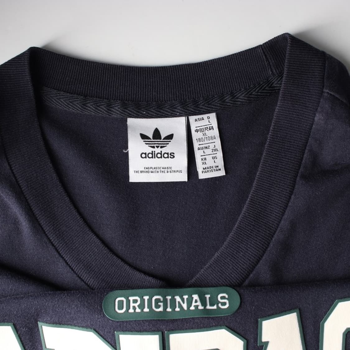 아디다스 오리지널스 50주년 기념 엠블럼 그래픽 티셔츠 XL 상품이미지5