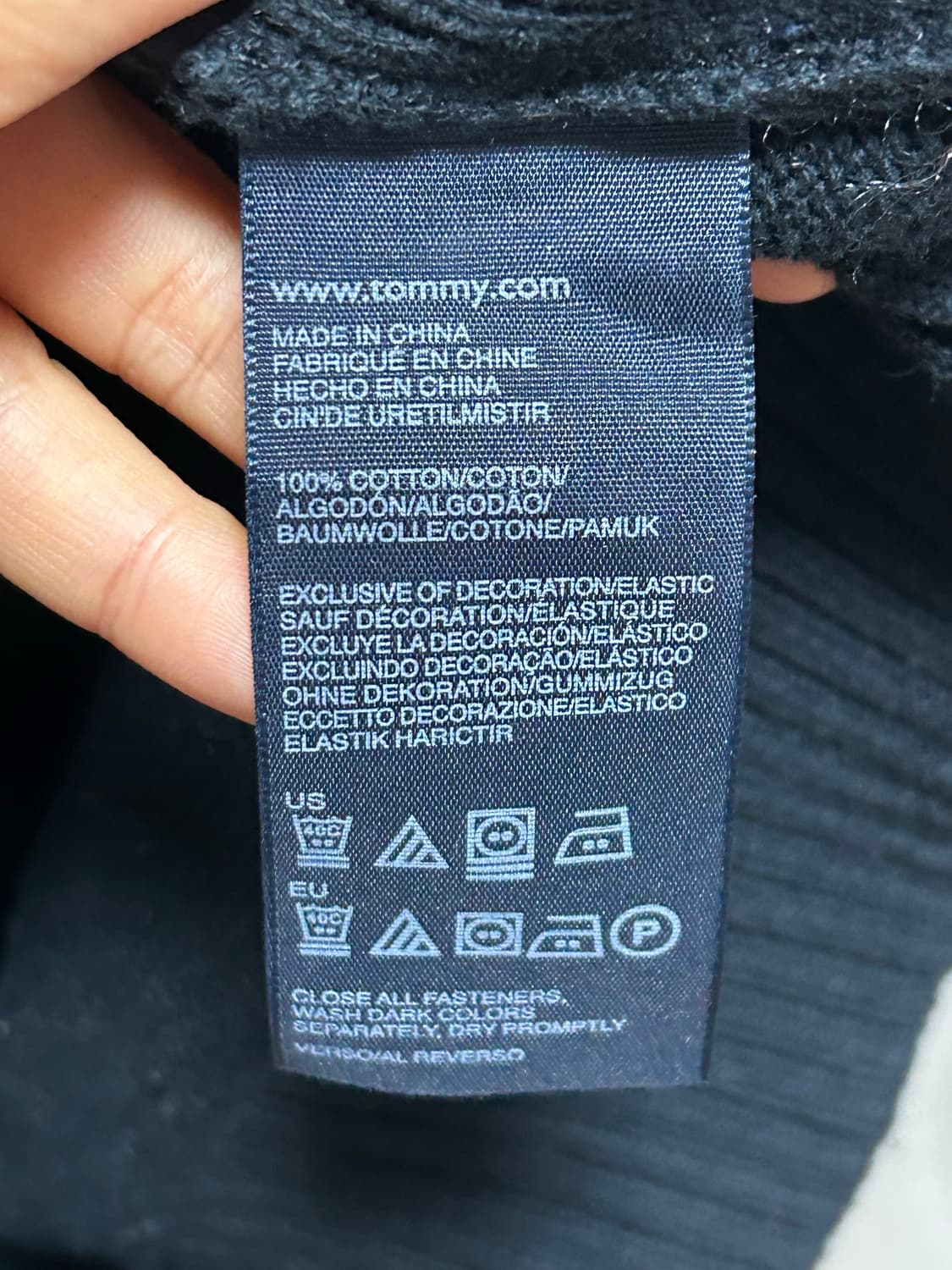 타미힐피거 니트 집업 가디건 XS 상품이미지4