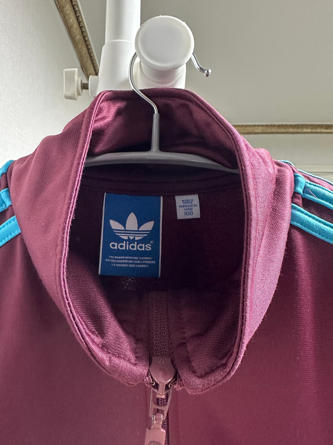 아디다스 구파 대장져지 마룬 버건디 100사이즈 상품이미지2