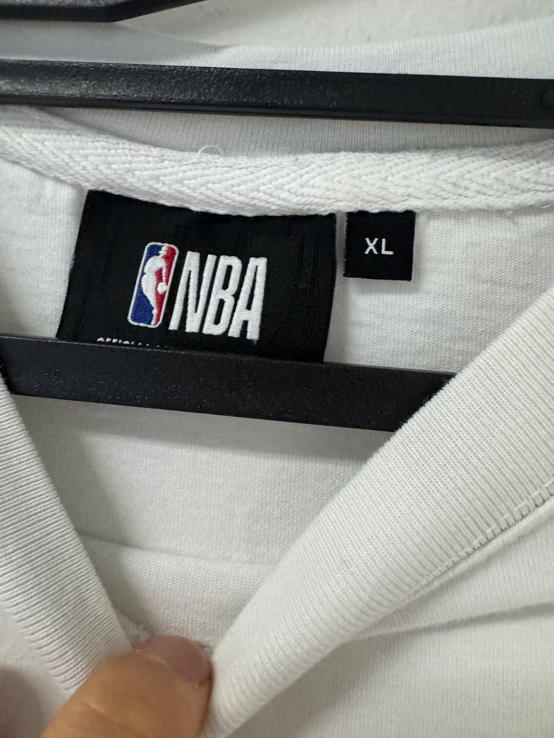 NBA 화이트 반팔 티셔츠 XL 상품이미지3
