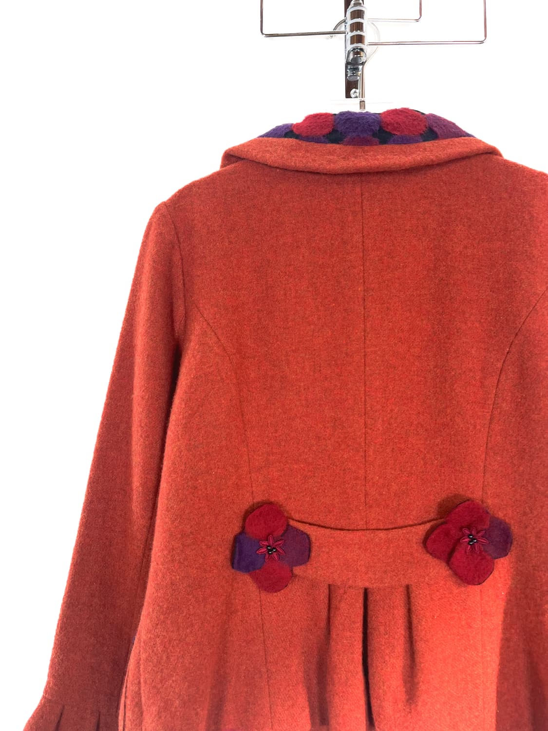 빈티지 울 플라워 코사지 자켓 상품이미지9